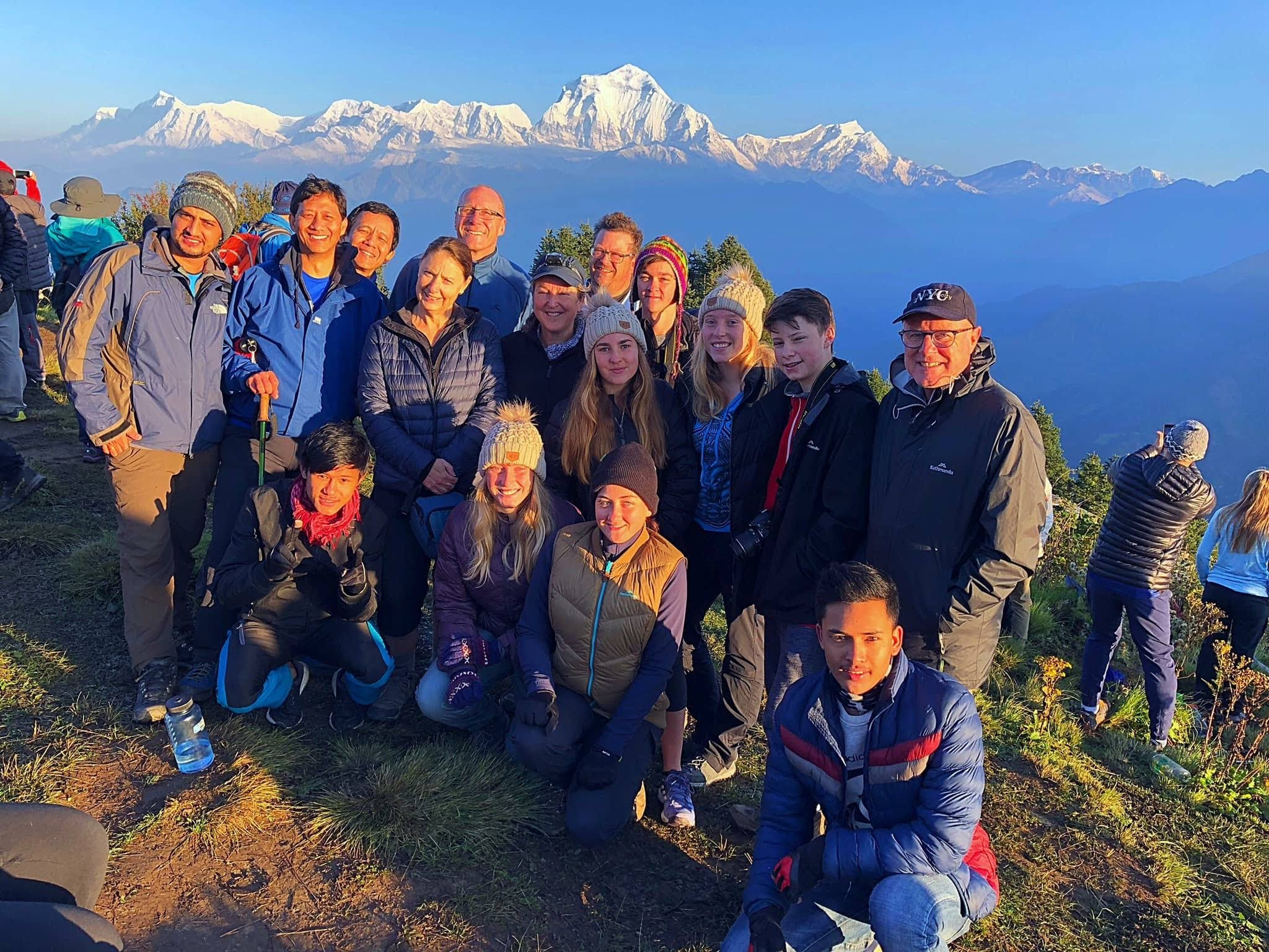 Annapurna range view from Poon Hill